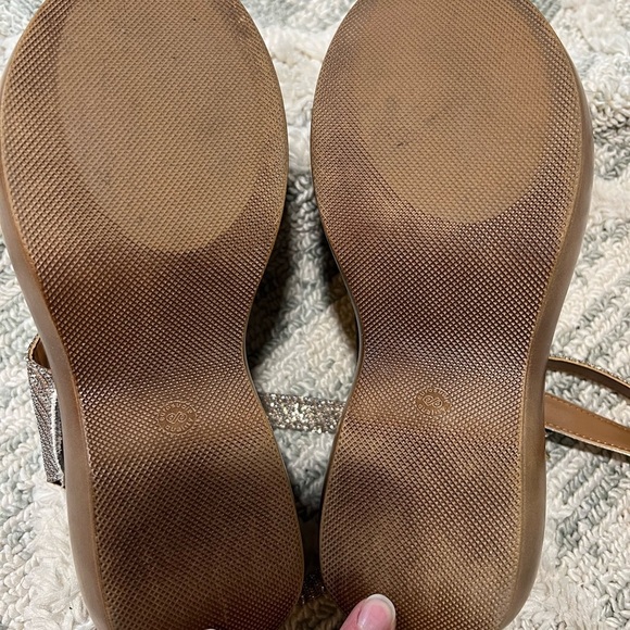 Seychelles Brown Textured Slingback Sandals - Picture 8 of 11